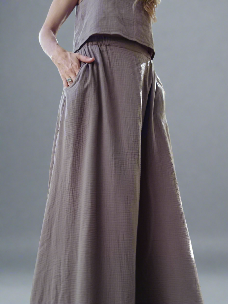 Cotton Maxi Skirt