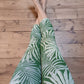 Summer Leggings- green leaves