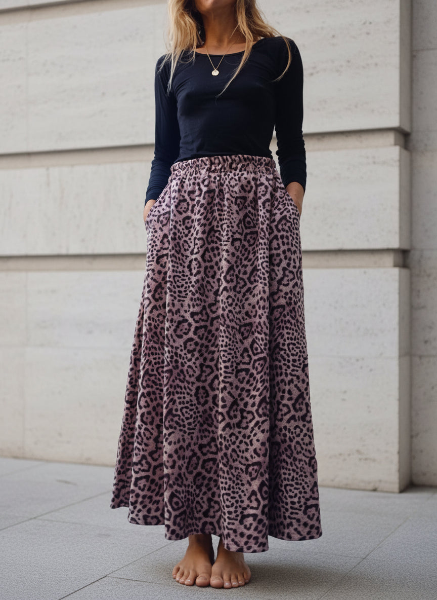 חצאית מקסי וואפל